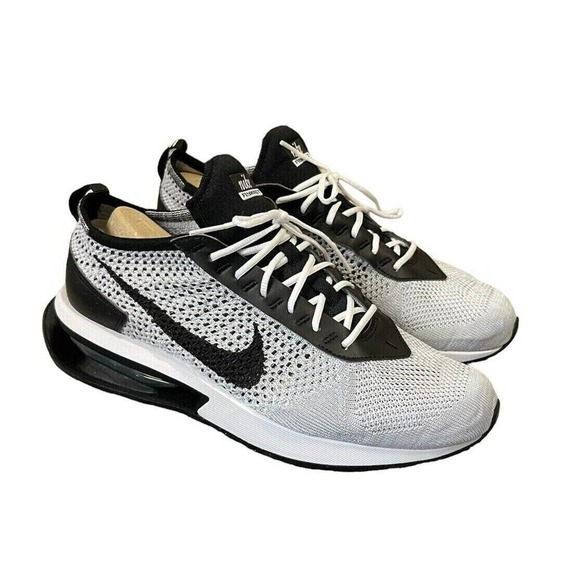 Nike Shoes Nike Air Max Flyknit Racer Pure Platinum Black White 222